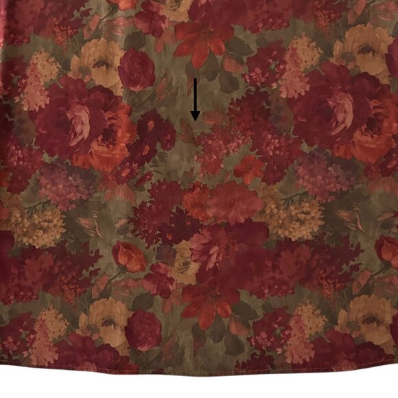 Chadwicks Vintage 90s Dark Romance Fall Garden Western Floral Maxi Skirt (4) - Picture 11 of 16